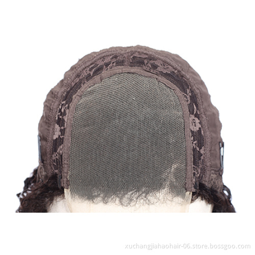 wholesale 4x4 13x4 Curly Malaysian Lace Front Human Hair Wigs With Pre Plucked Baby Hair Remy Hair 8-24 inch Lace Wigs